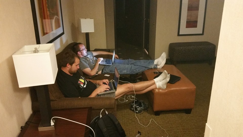 Hacking Away In The Hotel